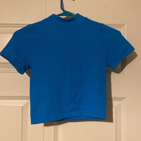 UO Blue Baby Tee - Picture 2 of 3